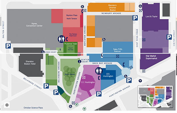 Hynes Convention Center Map